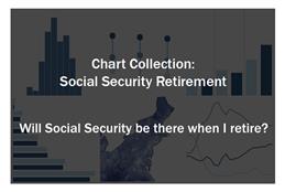 A block of text that says chart collection: social security retirement. Will social security be there I retire?