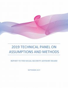 Brightly colored decorative cover of the 2019 Technical Panel report